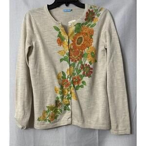 NWT J. McLaughlin Womens Long Sleeve‎ Seville Printed Floral Cardigan Size XS
